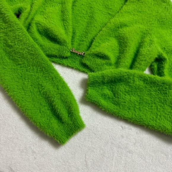 EUC Savage X Fenty Fluff It Up PJ Crop Top and Booty Shorts Matching Set! - Picture 6 of 15